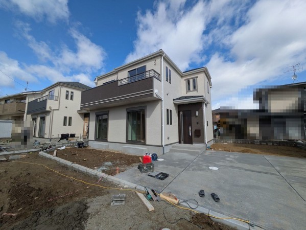仙台市若林区、新築一戸建ての間取り画像です
