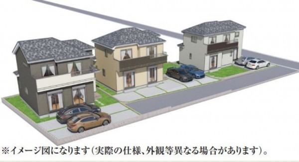 仙台市若林区、新築一戸建ての画像です