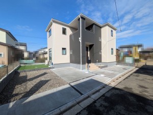 仙台市若林区、新築一戸建ての間取り画像です
