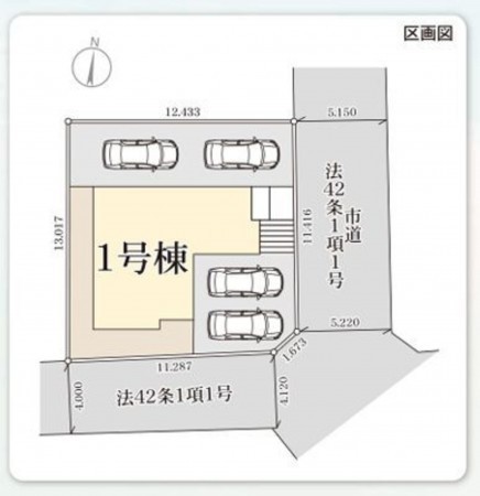 仙台市青葉区貝ケ森、新築一戸建ての画像です