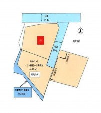 仙台市泉区根白石、土地の間取り画像です