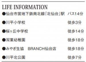 仙台市青葉区川平、新築一戸建ての画像です