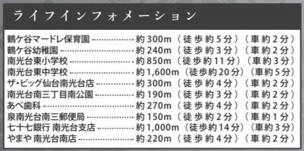 仙台市泉区南光台南、新築一戸建ての画像です