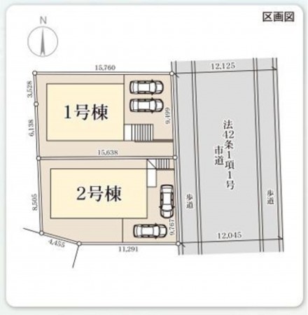 仙台市宮城野区鶴ケ谷、新築一戸建ての画像です