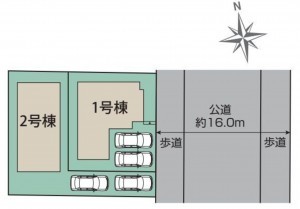 仙台市泉区将監、新築一戸建ての画像です