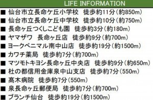 仙台市泉区長命ケ丘、新築一戸建ての画像です