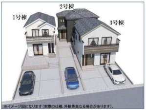 仙台市宮城野区、新築一戸建ての画像です