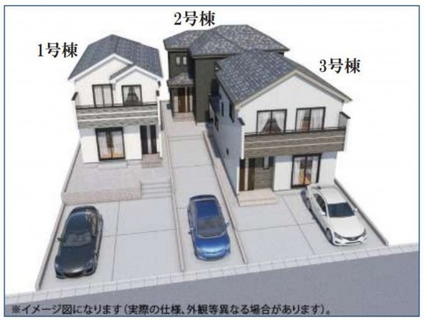 仙台市宮城野区、新築一戸建ての間取り画像です