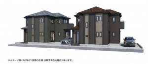 仙台市若林区、新築一戸建ての画像です