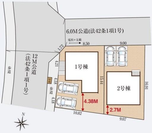 仙台市泉区長命ケ丘、新築一戸建ての画像です