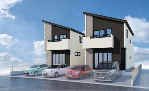 仙台市泉区上谷刈、新築一戸建ての間取り画像です