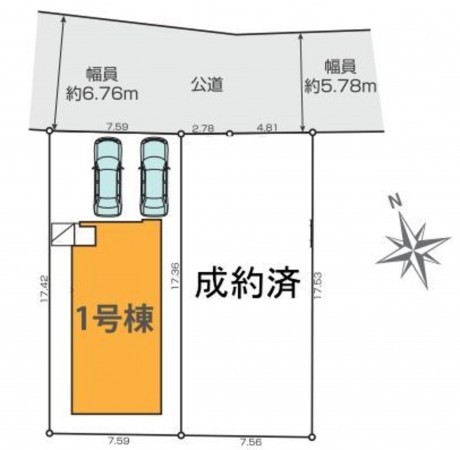 仙台市泉区上谷刈、新築一戸建ての画像です