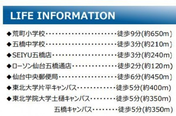 仙台市青葉区五橋、マンションの画像です