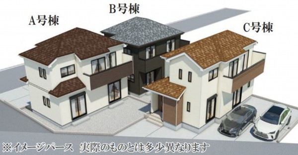 多賀城市新田、新築一戸建ての画像です