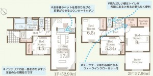 仙台市泉区加茂、新築一戸建ての画像です