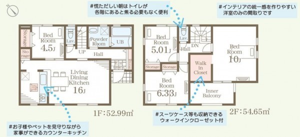 仙台市泉区加茂、新築一戸建ての画像です