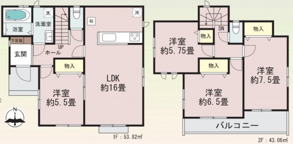 仙台市青葉区水の森、新築一戸建ての画像です