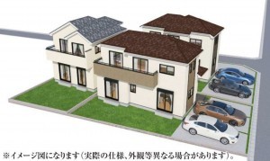 仙台市青葉区愛子東、新築一戸建ての画像です