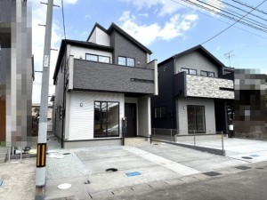 仙台市泉区南光台南、新築一戸建ての間取り画像です