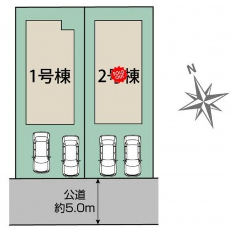 仙台市泉区南光台南、新築一戸建ての画像です