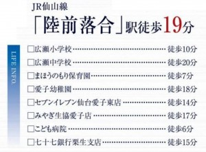 仙台市青葉区愛子東、新築一戸建ての画像です