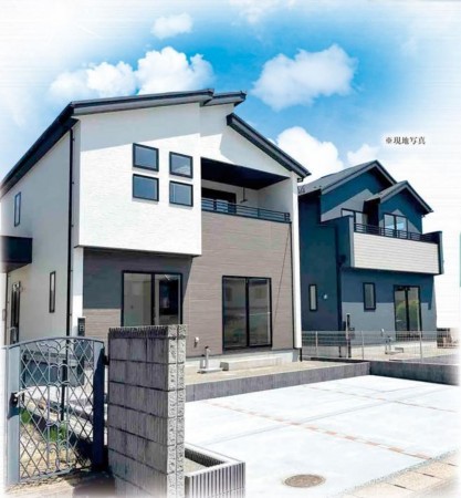 仙台市青葉区愛子東、新築一戸建ての間取り画像です