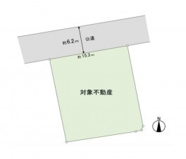 仙台市太白区、土地の間取り画像です