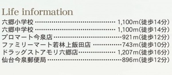 仙台市若林区、新築一戸建ての画像です