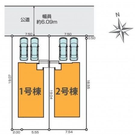 仙台市泉区将監、新築一戸建ての画像です