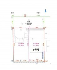 仙台市青葉区川平、土地の間取り画像です