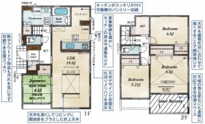 仙台市泉区向陽台、新築一戸建ての画像です