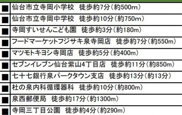 仙台市泉区寺岡、新築一戸建ての画像です