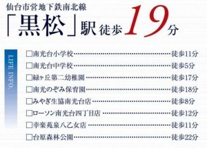 仙台市泉区南光台、新築一戸建ての画像です