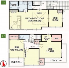 仙台市青葉区、新築一戸建ての画像です
