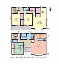 仙台市泉区館、中古一戸建ての間取り画像です