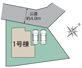 仙台市泉区向陽台、新築一戸建ての画像です