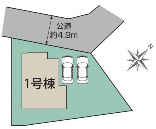 仙台市泉区向陽台、新築一戸建ての画像です