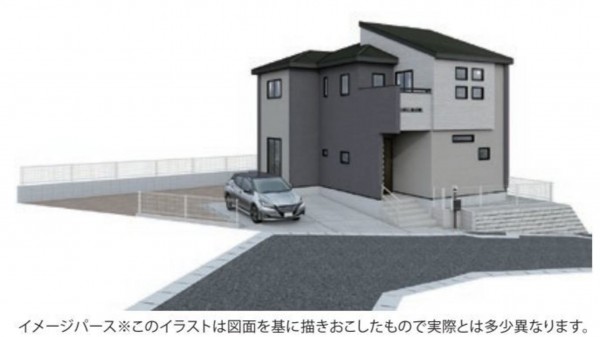 仙台市泉区向陽台、新築一戸建ての画像です