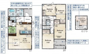 仙台市泉区向陽台、新築一戸建ての画像です