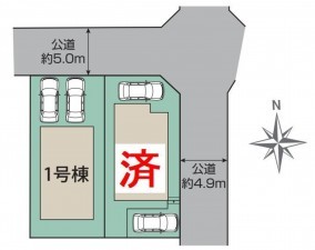 仙台市泉区向陽台、新築一戸建ての画像です