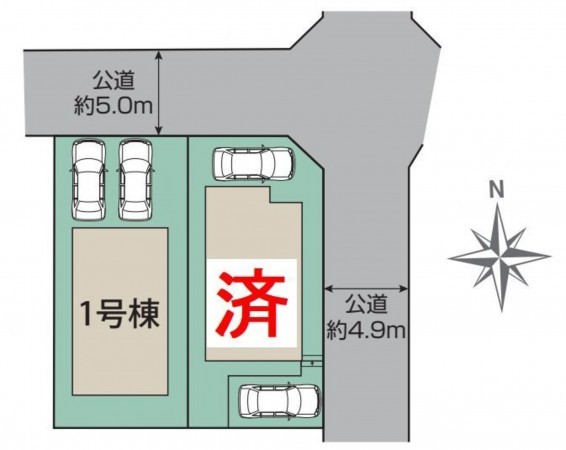 仙台市泉区向陽台、新築一戸建ての画像です