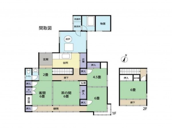 仙台市青葉区国見、中古一戸建ての間取り画像です