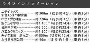 仙台市青葉区北根黒松、新築一戸建ての画像です