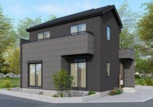 仙台市青葉区東勝山、新築一戸建ての間取り画像です