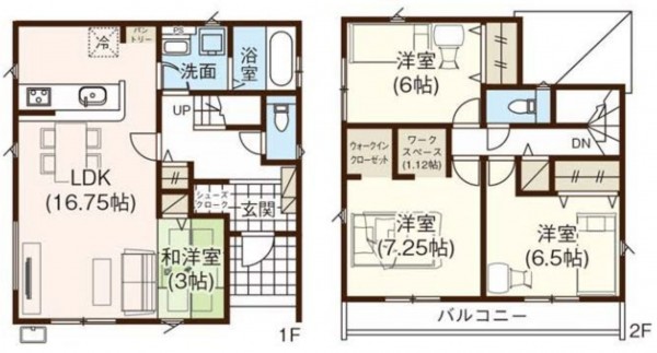 仙台市青葉区東勝山、新築一戸建ての画像です