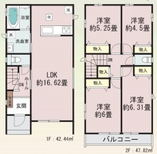仙台市宮城野区、新築一戸建ての画像です