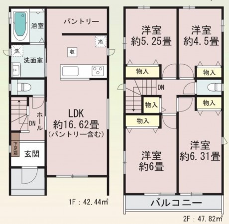 仙台市宮城野区、新築一戸建ての画像です