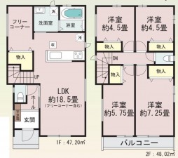 仙台市宮城野区、新築一戸建ての画像です
