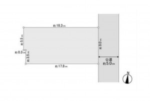 仙台市泉区南光台、土地の間取り画像です