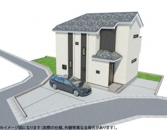 仙台市若林区、新築一戸建ての画像です